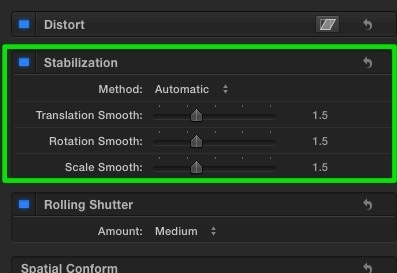 stabilization attributes