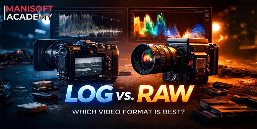 فرقی بین ویدیو لاگ Log با ویدیو خام راو Raw در تدوین فیلم