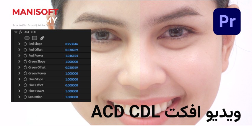 افکت ASC CDL در پریمیر پرو Premiere Pro